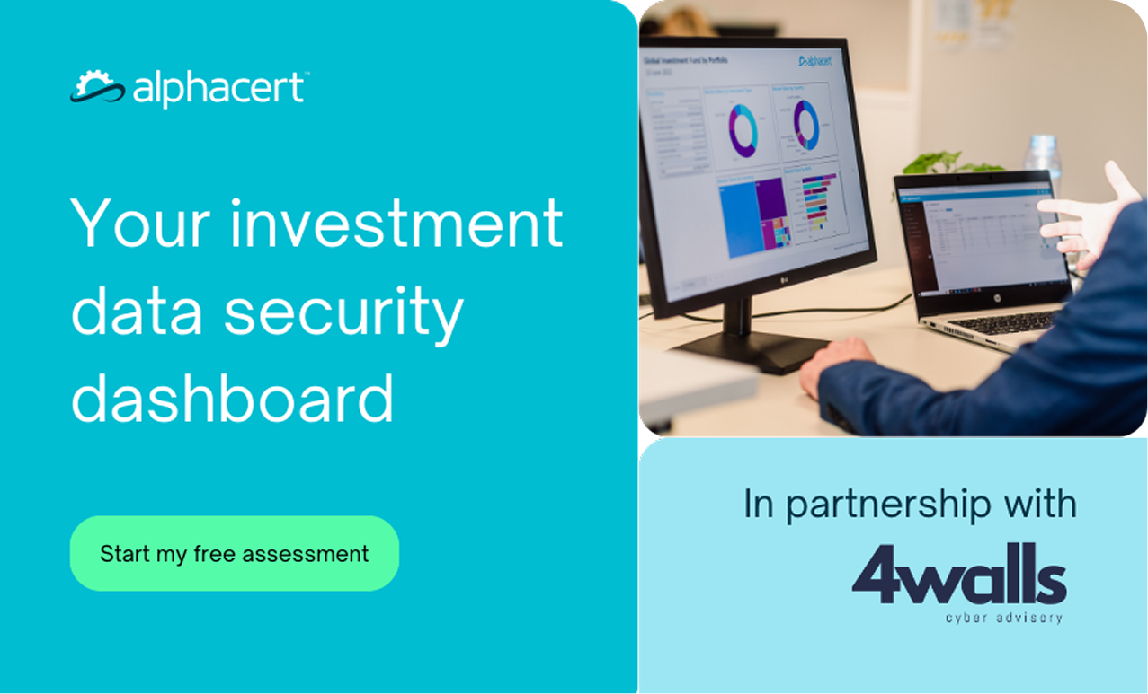 Your investment data security dashboard